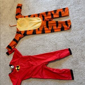 Red and Orange Kids Costume Set